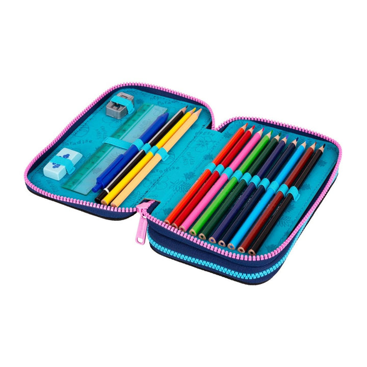 Coolpack tolltartó, kétrekeszes, tartozékokkal, Stitch, Jumper 2