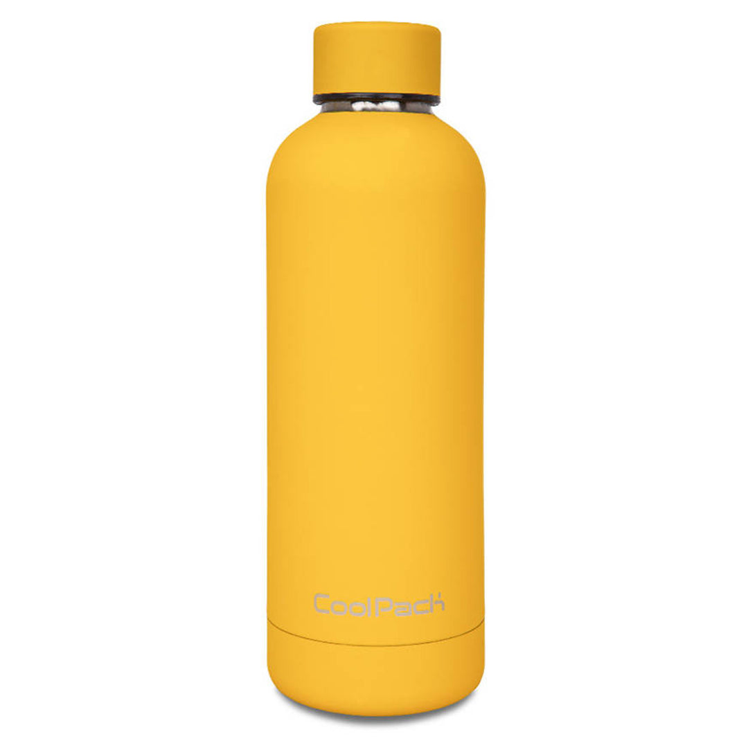Coolpack termikus palack, 500ml, rozsdamentes acél, sárga, Bonet Z23005