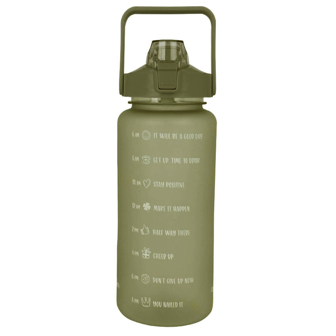 Bidon hűtőtáska, 2000ml, PETG, khaki, Cancan Z25012