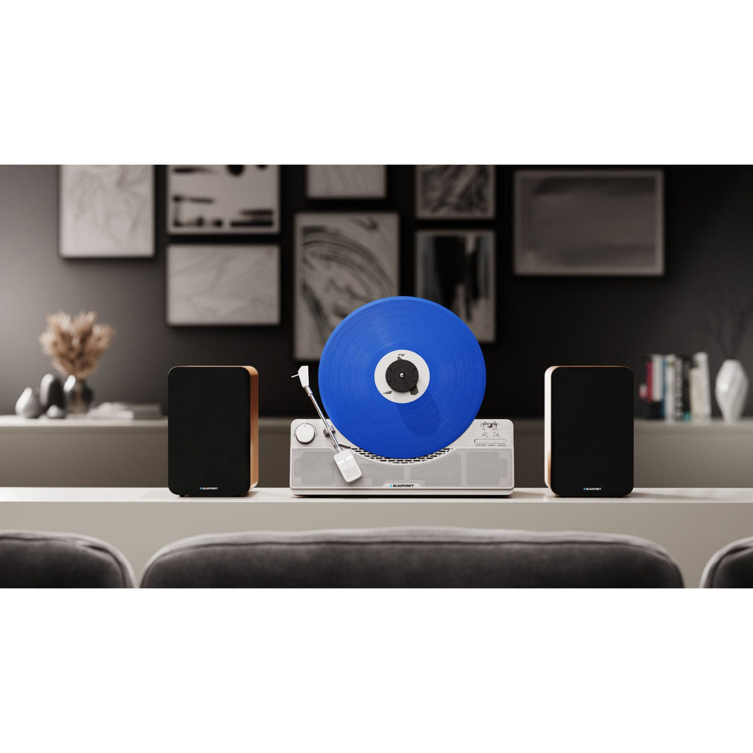 Blaupunkt Vertikális lemezjátszó, Bluetooth, 2x5W RMS, ezüst, VT100SL