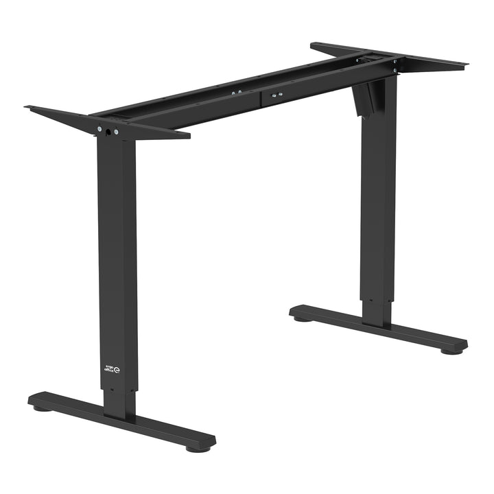 Ergo Office elektromosan állítható magasságú íróasztal, max. magasság 1160mm, max - 80 kg, asztallap nélkül, fekete, ER-400 B