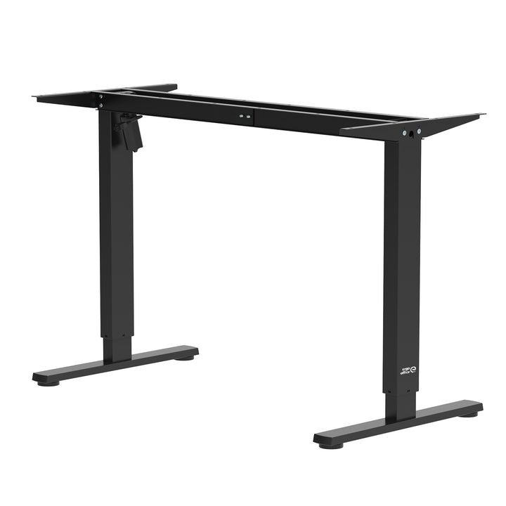 Ergo Office elektromosan állítható magasságú íróasztal, max. magasság 1160mm, max - 80 kg, asztallap nélkül, fekete, ER-400 B
