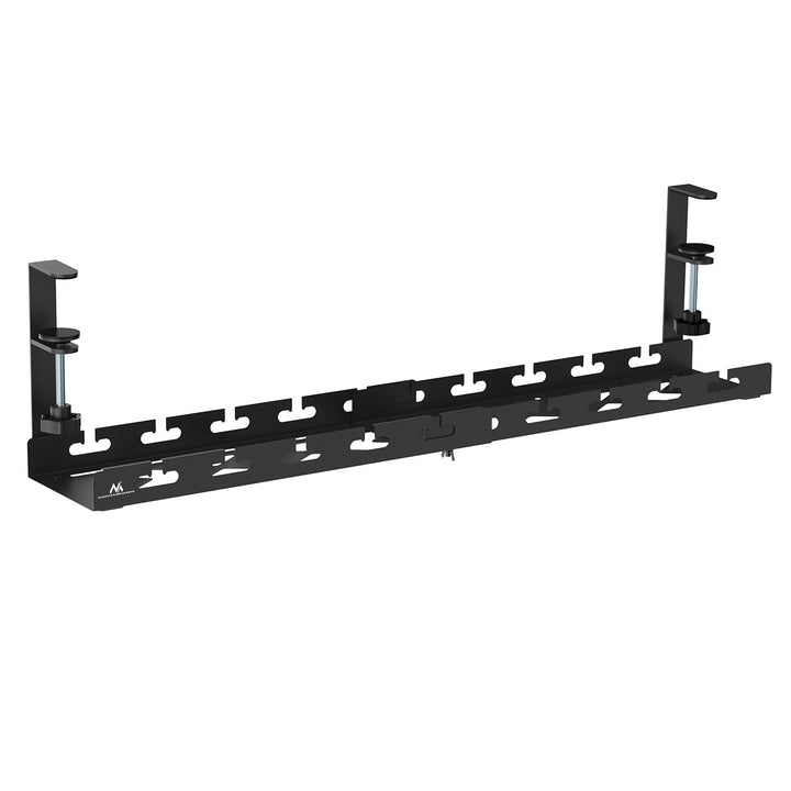 Maclean asztal alatti kábelrendező, max. terhelés 5kg, max. 728mm, fekete, MC-103 B
