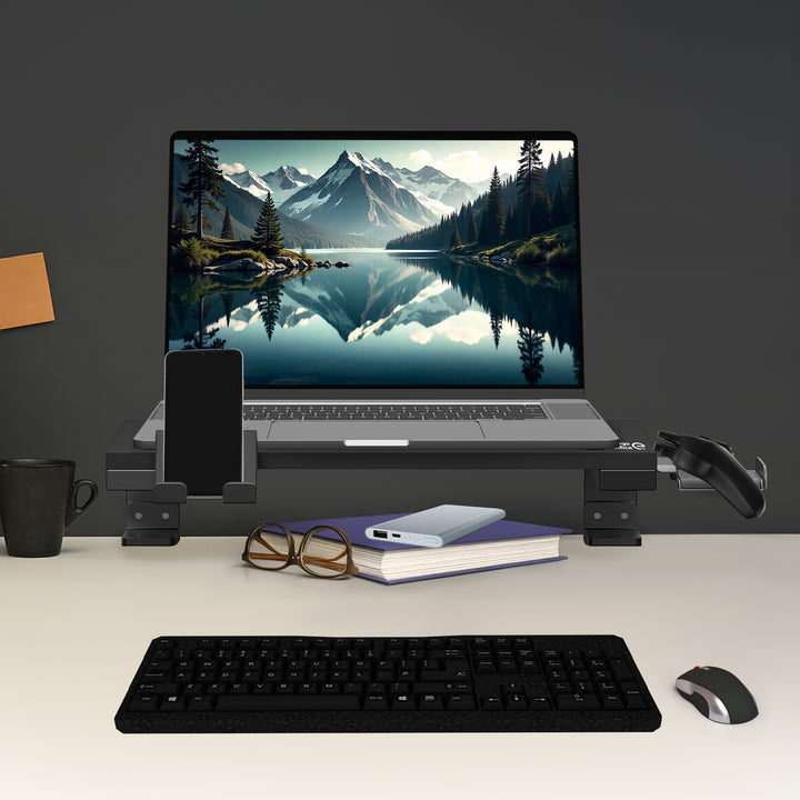 Laptop / monitor állvány Ergo Office, max. terhelés 20kg, diag. 13-32", fekete, ER-303 B
