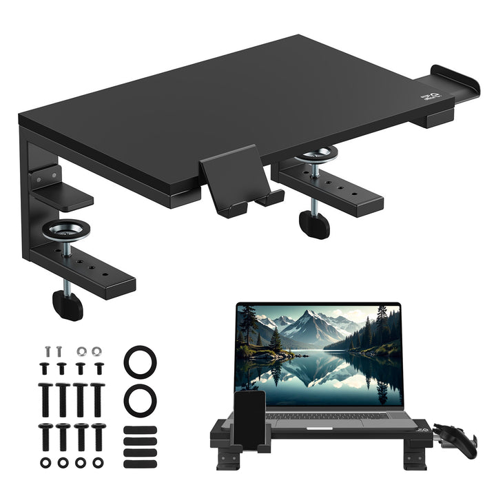Laptop / monitor állvány Ergo Office, max. terhelés 20kg, diag. 13-32", fekete, ER-303 B