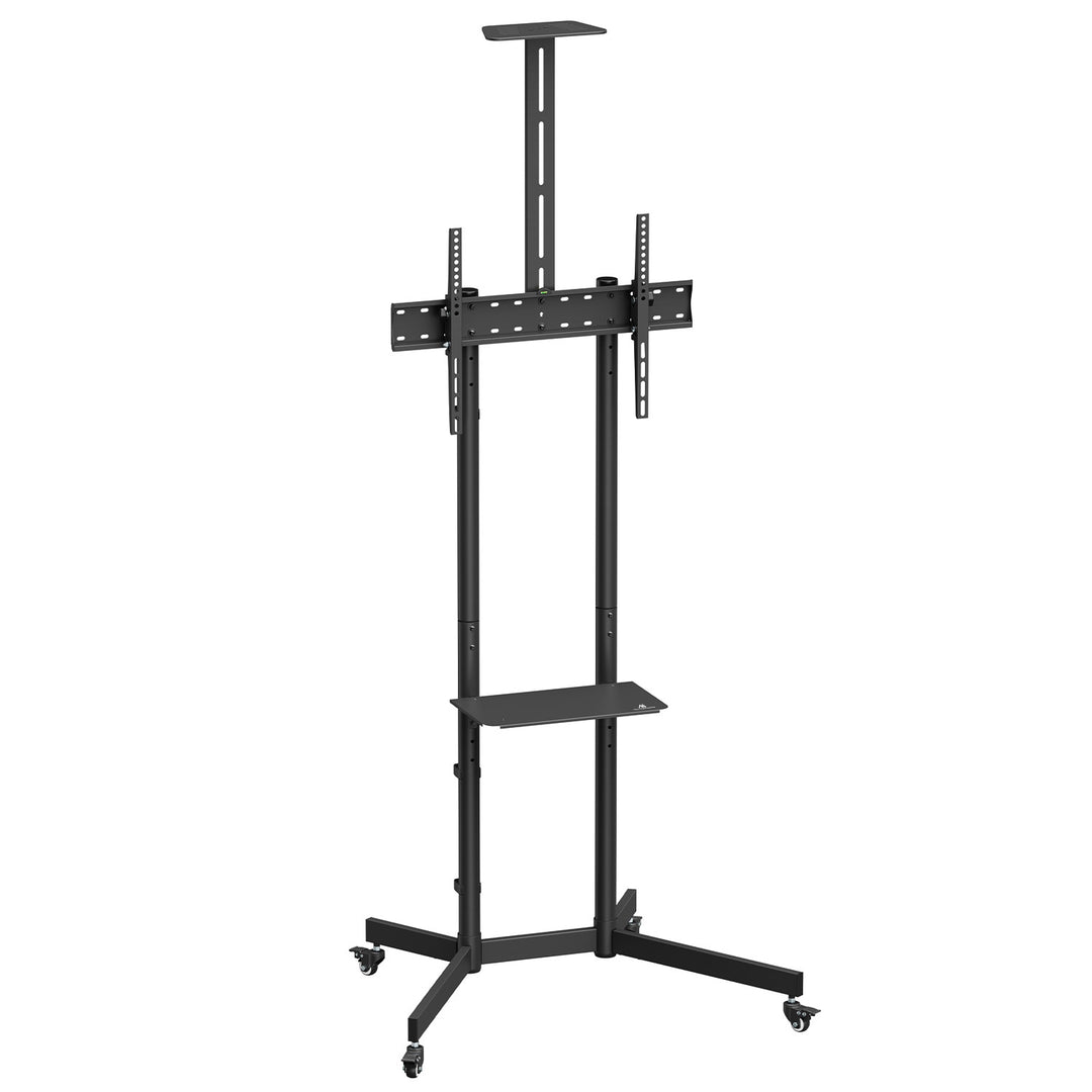 Maclean TV állvány / kocsi, kamera polc, kerekeken, 37-70", max. terhelés 45kg/5kg polc, max. VESA 600x400, MC-113 B