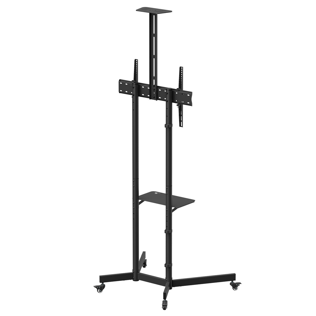 Maclean TV állvány / kocsi, kamera polc, kerekeken, 37-70", max. terhelés 45kg/5kg polc, max. VESA 600x400, MC-113 B