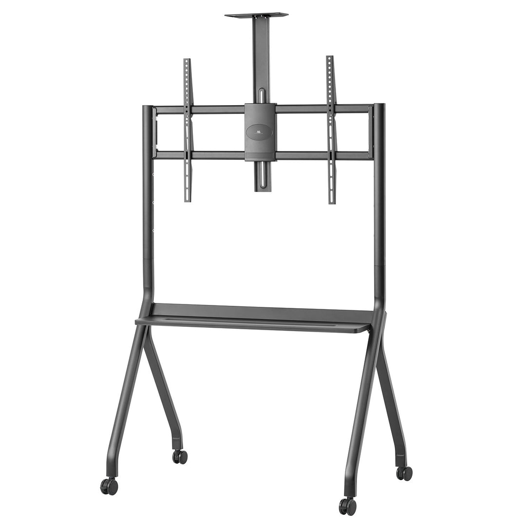 Maclean TV állvány / kocsi, kamera polc, kerekeken, 55-100", max. terhelés 120kg/10kg polc, max. VESA 900x600, fekete, MC-114 B