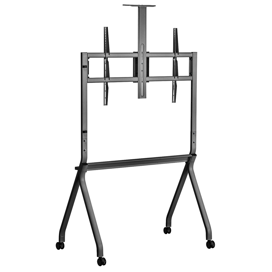 Maclean TV állvány / kocsi, kamera polc, kerekeken, 55-100", max. terhelés 120kg/10kg polc, max. VESA 900x600, fekete, MC-114 B