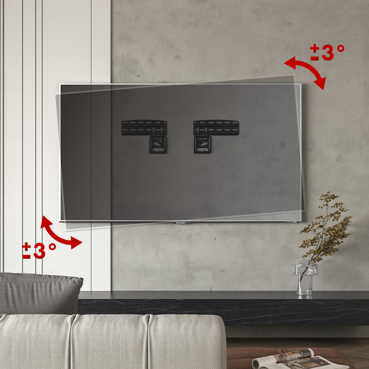 Maclean TV tartó, kompatibilis a Samsung QLED TV-kkel, 43"-85", max. 60kg, MC-806 N
