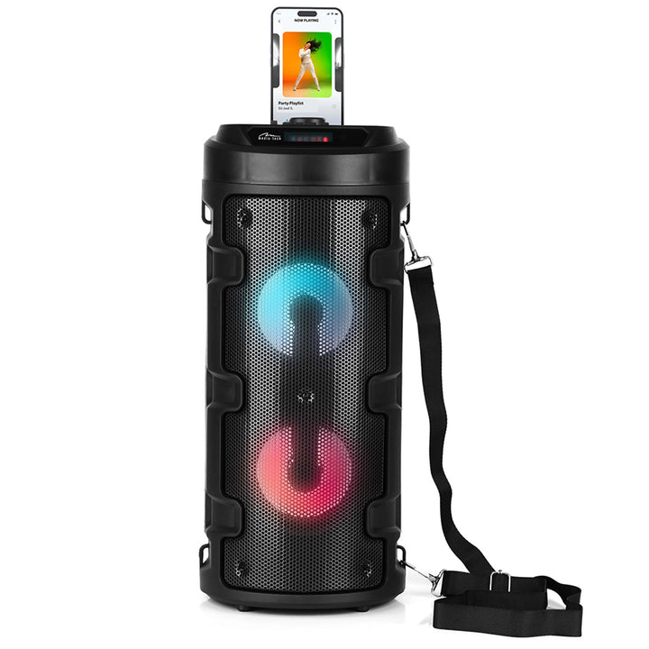 Media-Tech vezeték nélküli hangszóró, Bluetooth, karaoke, 1000W, fekete, MT3165