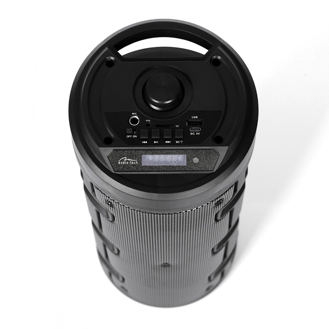 Media-Tech vezeték nélküli hangszóró, Bluetooth, karaoke, 1000W, fekete, MT3165