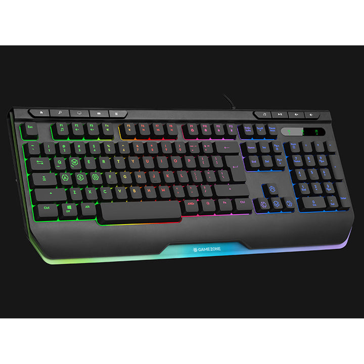 Tracer játékbillentyűzet, RGB háttérvilágítás, USB, GAMEZONE RAY X USB