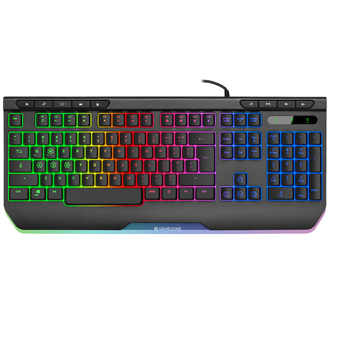 Tracer játékbillentyűzet, RGB háttérvilágítás, USB, GAMEZONE RAY X USB