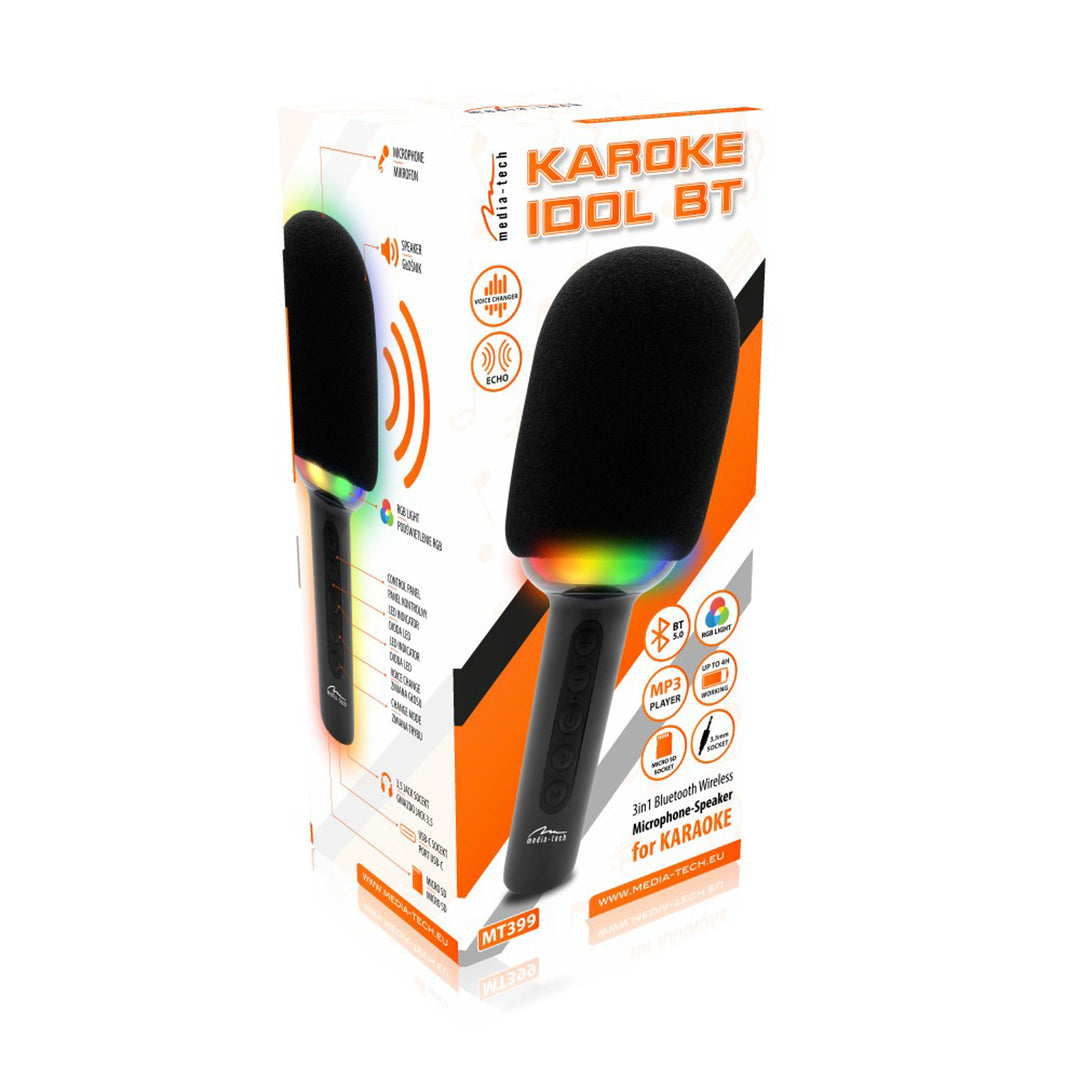 Karaoke mikrofon Bluetooth hangszóróval KARAOKE IDOL BT Media-Tech MT399