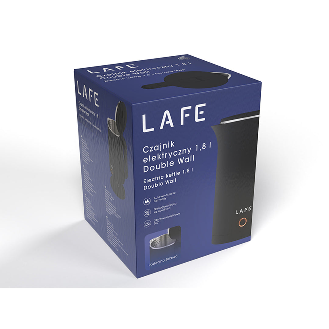 Lafe elektromos vízforraló, duplafalú, 1800W 1.8L, duplafalú, 1800W, duplafalú