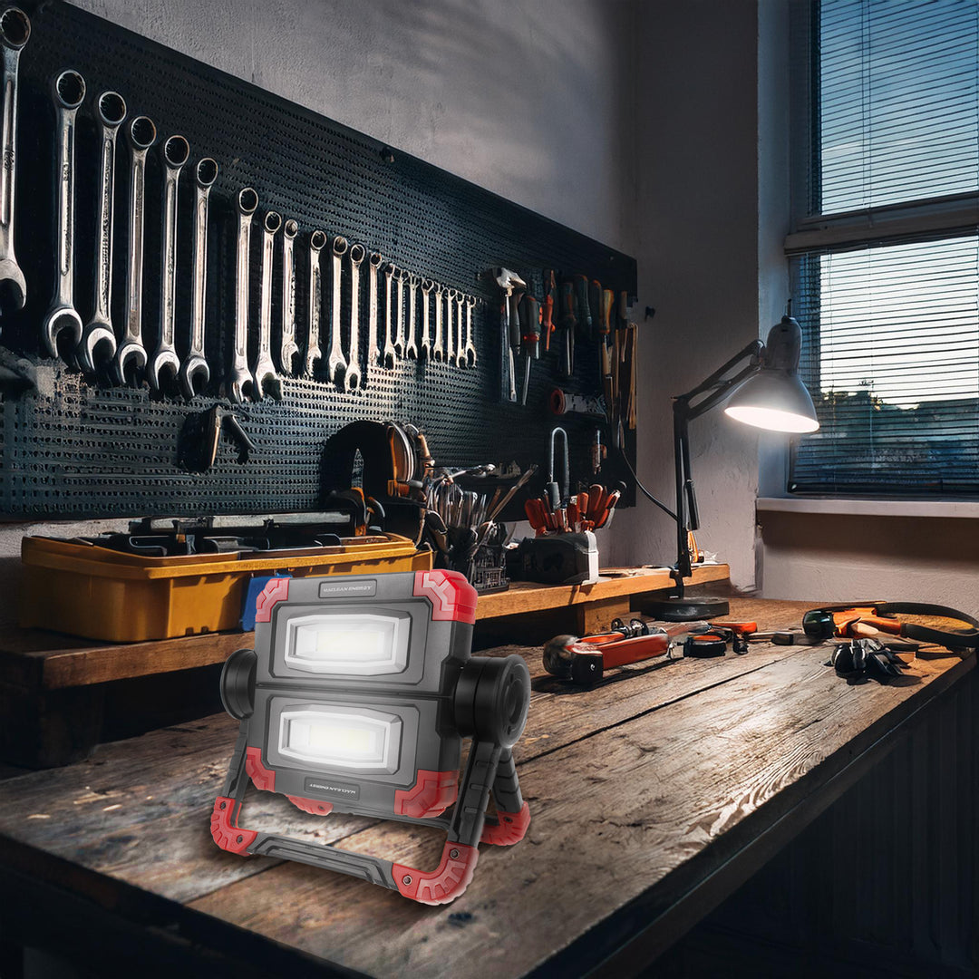 Maclean LED COB munkalámpa, 300 lm, 3 fénymód, tápegység 4xAA, színtemp.6500K, MCE439 2db