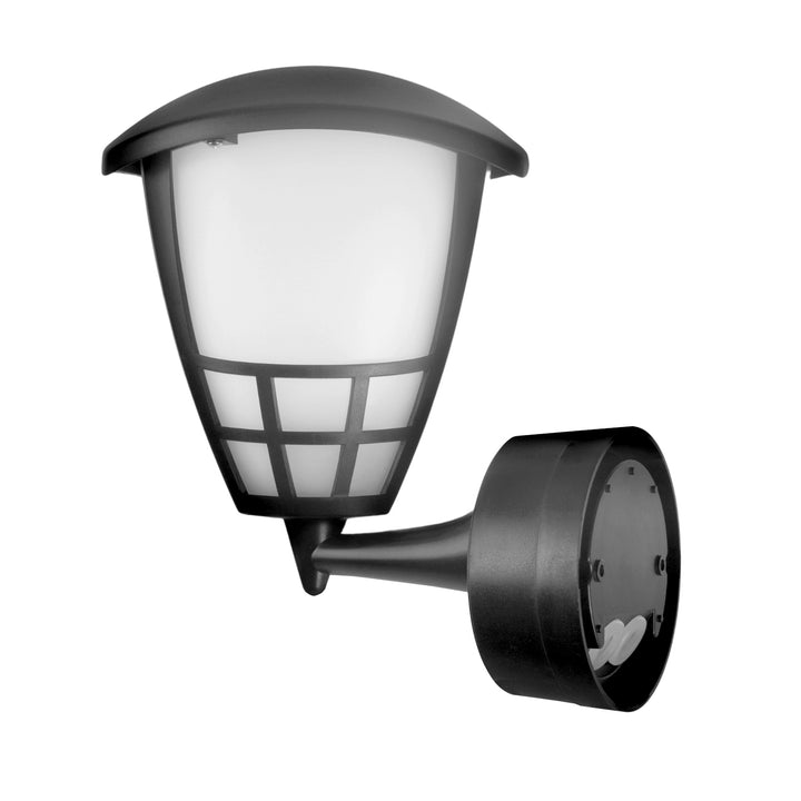 Fali lámpa 1xE27 érzékelővel Maclean, infravörös érzékelő, max. terhelés 60W, IP65, szürke színű, MCE518 GR + LED izzó E27, 6W 230V Maclean Energy MCE267 WW meleg fehér 3000Klm 720lm retro edison dekoratív
