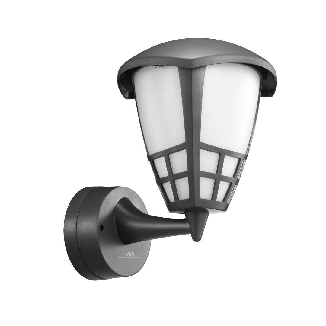 Fali lámpa 1xE27 Maclean, max. terhelés 60W, IP65, szürke színű, MCE519 GR + LED izzó E27, 6W 230V Maclean Energy MCE267 WW meleg fehér 3000K 720lm retro edison dekoratív, meleg fehér 3000K 720lm