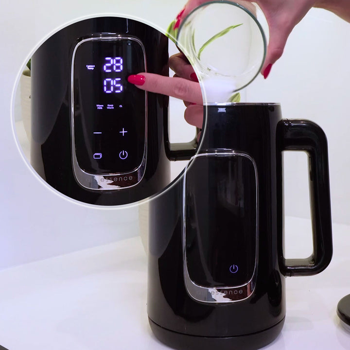 Air Essence LuminaTi Black MAX elektromos vízforraló klór- és vízkőmentesítési funkcióval, 2200W, 1,5L űrtartalom