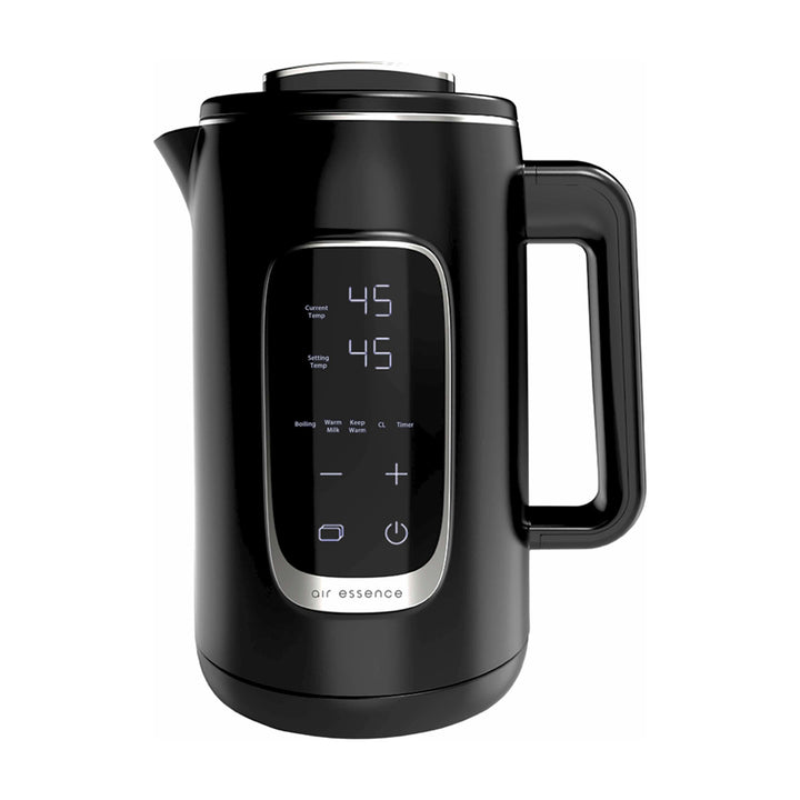 Air Essence LuminaTi Black MAX elektromos vízforraló klór- és vízkőmentesítési funkcióval, 2200W, 1,5L űrtartalom