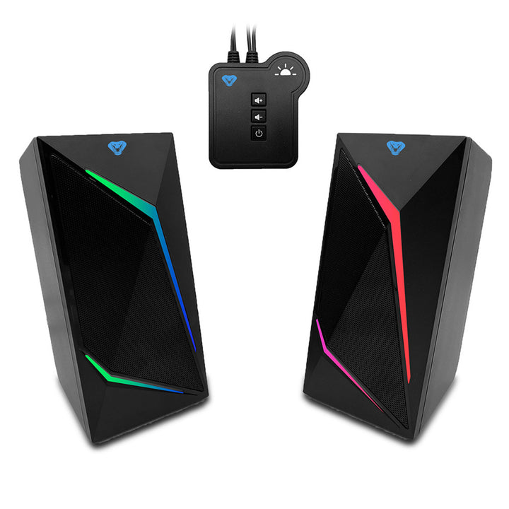 Gaming 2.0 hangszórók Bluetooth-szal, színes RGB LED háttérvilágítással Media-Tech COBRA PRO URION 2.0 MT3172