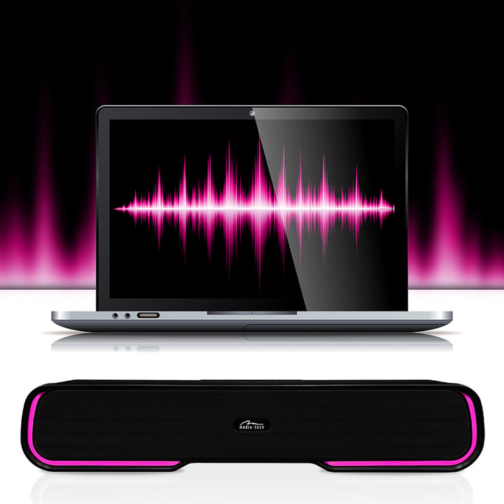 Hordozható Bluetooth hangsugárzó, többszínű RGB háttérvilágítás, RMS 10W, PMPO 450W, FM rádió, MP3. AUX, beépített újratölthető akkumulátor, Media-Tech PHANTOM BT