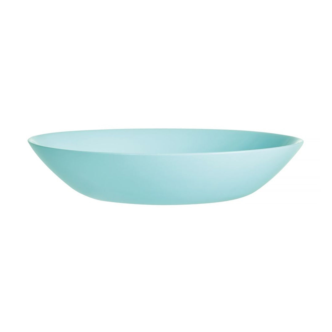 Luminarc mélytányér, leves, 20 cm, üveg, türkiz, Diwali Light Turquoise, Diwali Light Turquoise