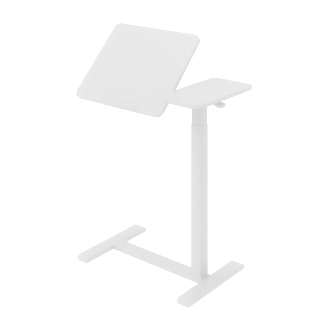 Maclean mobil íróasztal/laptop állvány, fehér, állítható magasság 76-109cm, max. 30kg , MC-120 W
