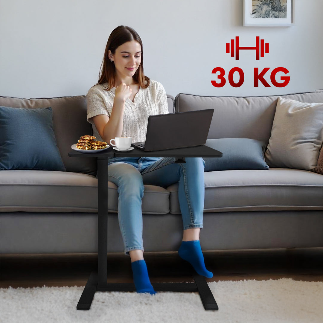 Maclean mobil íróasztal/laptop állvány, fekete, állítható magasság 76-109cm, max. 30kg , MC-120 B
