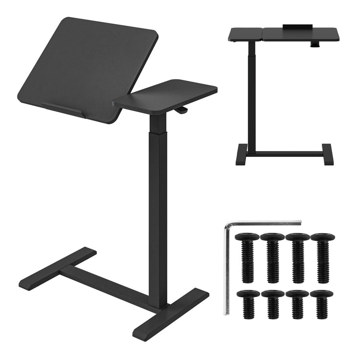 Maclean mobil íróasztal/laptop állvány, fekete, állítható magasság 76-109cm, max. 30kg , MC-120 B
