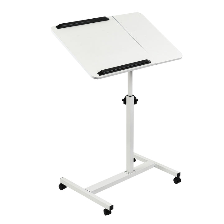Mobil íróasztal/laptop állvány Maclean, fehér, állítható magasság 59-89cm, max. 30kg , MC-121 W