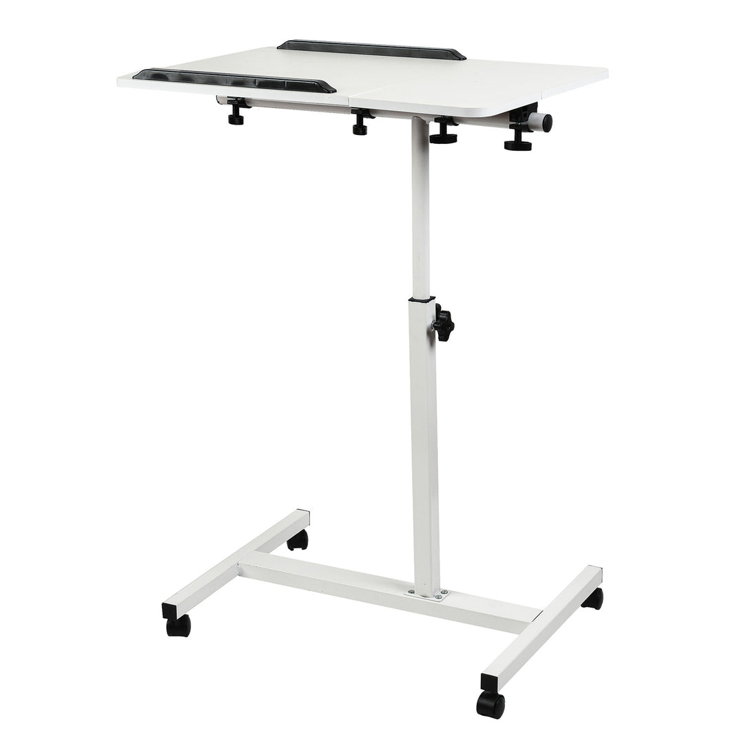 Mobil íróasztal/laptop állvány Maclean, fehér, állítható magasság 59-89cm, max. 30kg , MC-121 W