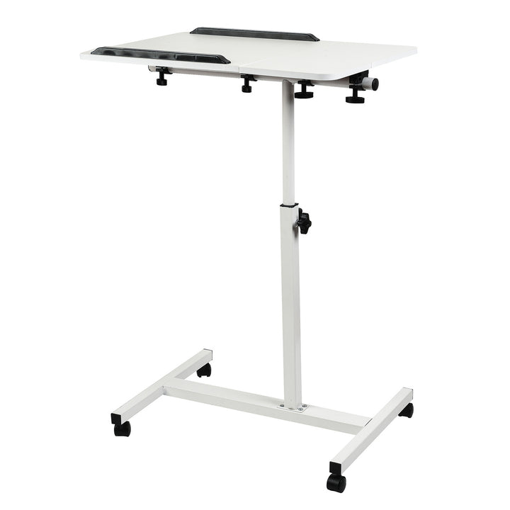 Mobil íróasztal/laptop állvány Maclean, fehér, állítható magasság 59-89cm, max. 30kg , MC-121 W