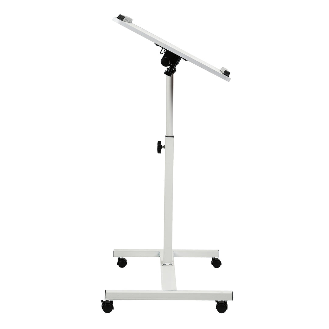Mobil íróasztal/laptop állvány Maclean, fehér, állítható magasság 59-89cm, max. 30kg , MC-121 W