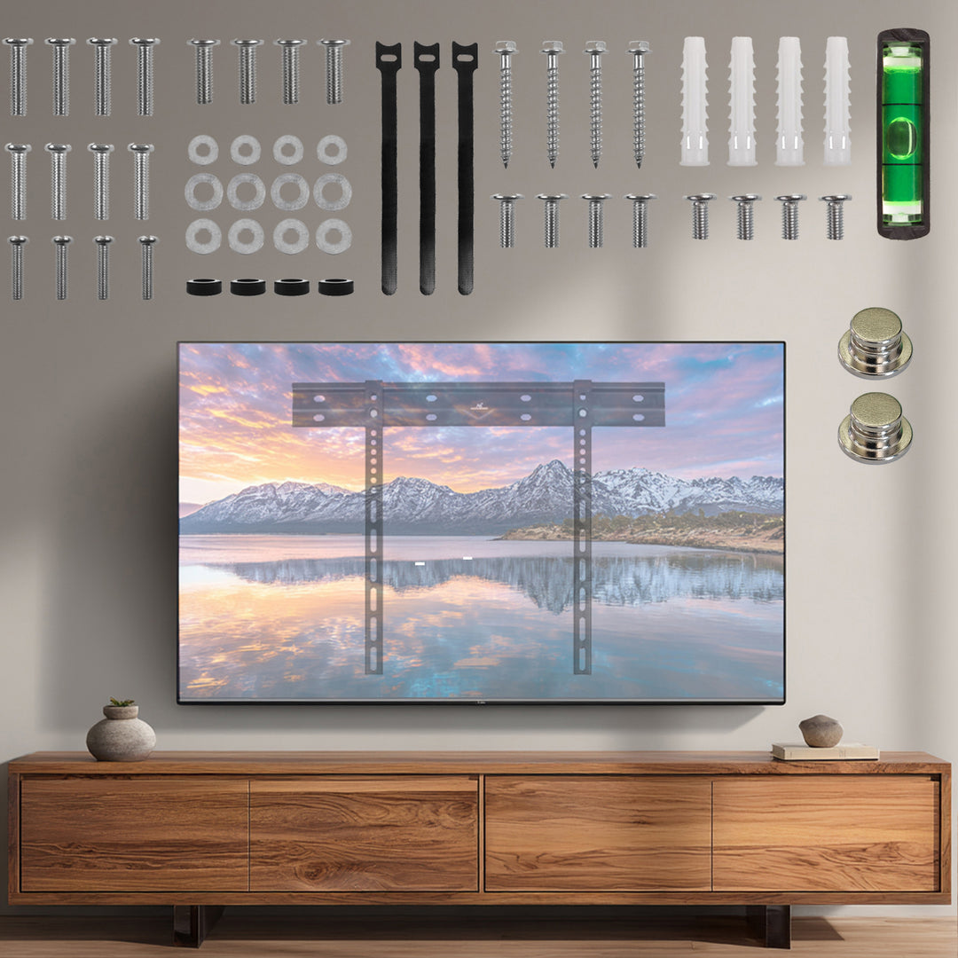 Maclean ultra lapos fali tartó TV-hez, 40-85", max VESA 600x400, terhelés 80kg-ig, MC-123