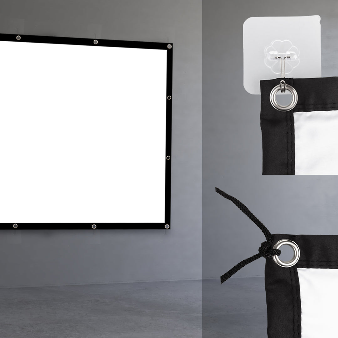 Maclean vetítővászon, 150", 300x220cm, 25mm szegély 4:3, feszítő kampók, MC-168