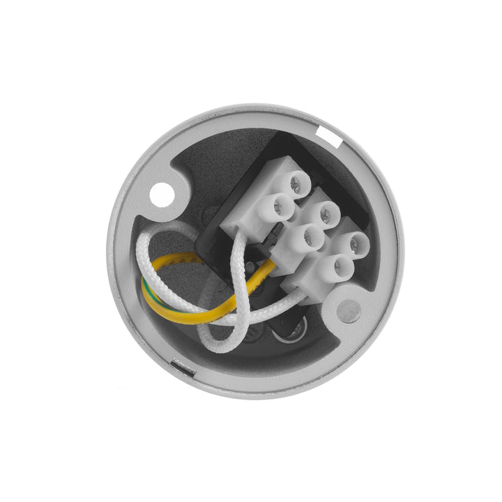 Maclean felszíni lámpatest/cső, spot, kerek, alumínium, GU10, 55x130mm, fehér, MCE360 W 3db+LED izzó GU10 7W Maclean Energy MCE437 NW semleges fehér 4000K, 220-240V~, 50/60Hz 3db