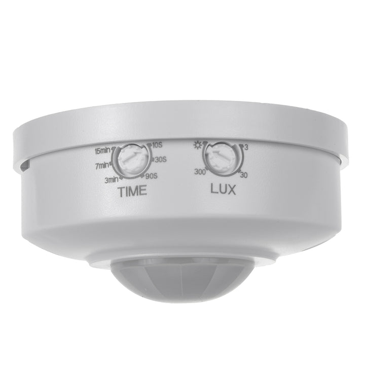 Maclean PIR mozgásérzékelő, hatótávolság 6m, mennyezet, max. terhelés 1200W, IP20, MCE314 W 4 darab