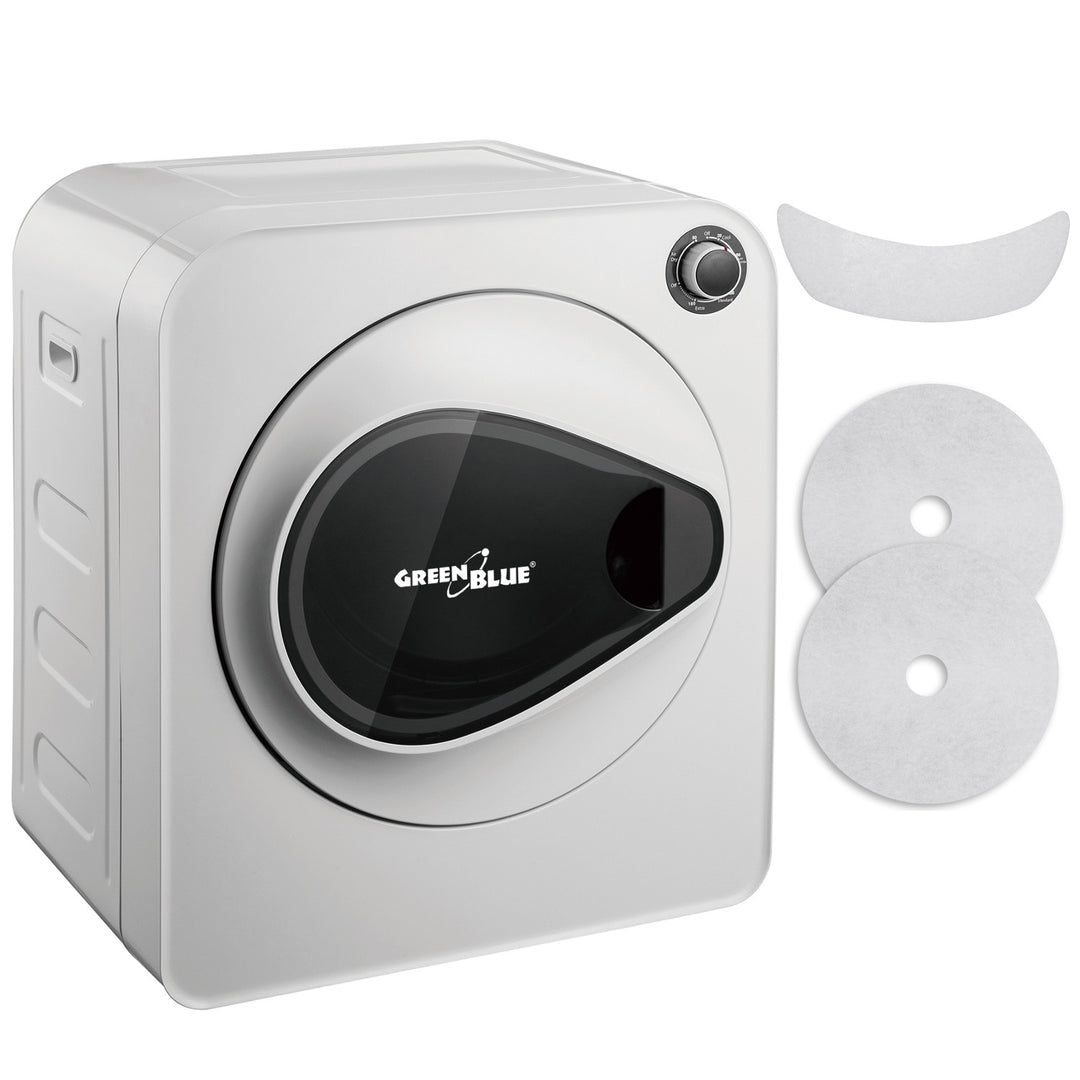 GreenBlue elektromos szárítógép, 3 kg-os töltet, GB405 + GreenBlue szárítógép szűrőkészlet GB483 , 1x bemenet, 2x kimenet, (GB405, GB410, GB415)