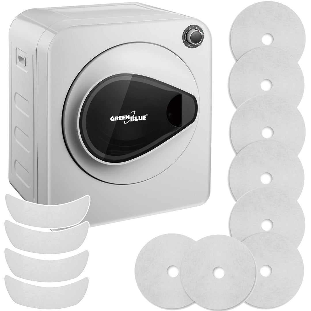 GreenBlue elektromos szárítógép, 3kg-os töltet, GB405+4db GreenBlue GB483 szárítógép szűrő szett , 1x bemenet, 2x kimenet