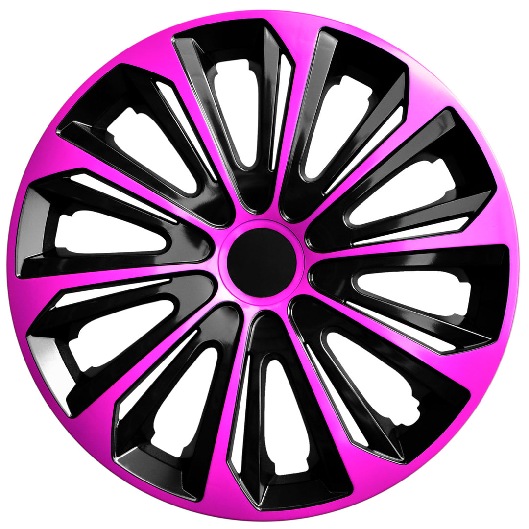 Univerzális keréktárcsa 14'' NRM Strong Duo rózsaszín/fekete 1 db