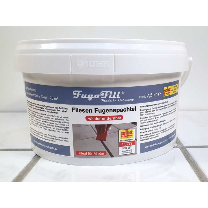 FugoFill eltávolítható csemperagasztó, 2,5 kg, szürke