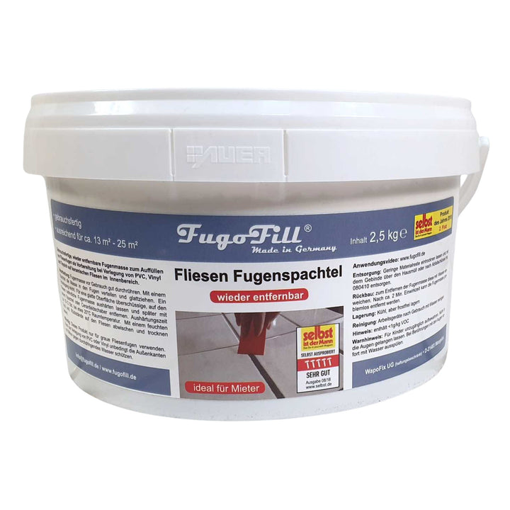FugoFill eltávolítható csemperagasztó, 2,5 kg, szürke