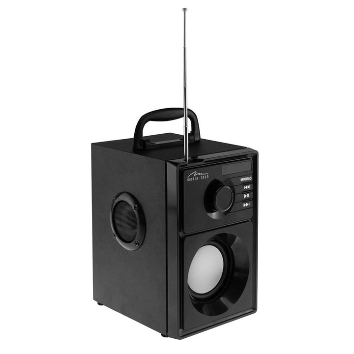 Media-Tech vezeték nélküli hangszóró, Bluetooth 5.1, FM rádió, AUX, RMS 15W, MT3179