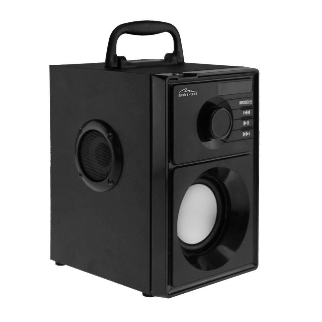 Media-Tech vezeték nélküli hangszóró, Bluetooth 5.1, FM rádió, AUX, RMS 15W, MT3179