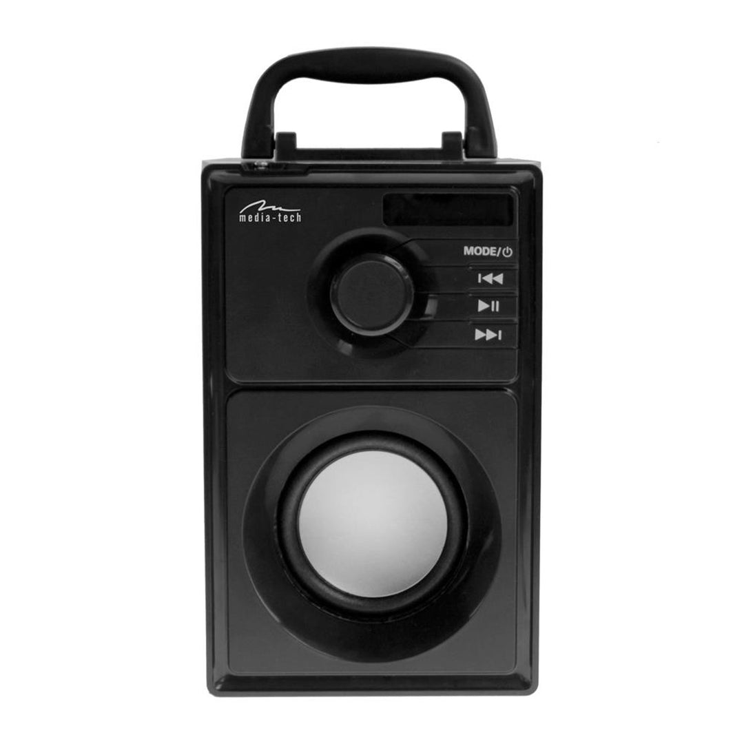 Media-Tech vezeték nélküli hangszóró, Bluetooth 5.1, FM rádió, AUX, RMS 15W, MT3179