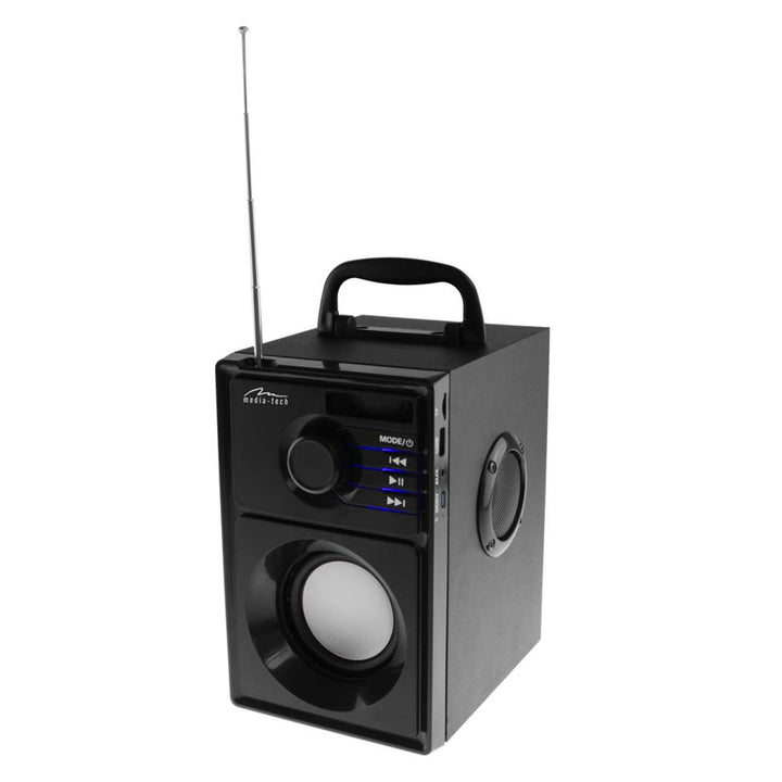 Media-Tech vezeték nélküli hangszóró, Bluetooth 5.1, FM rádió, AUX, RMS 15W, MT3179