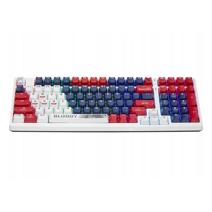 A4TECH BLOODY S98 USB Sport Navy mechanikus billentyűzet (BLMS Red Plus kapcsolók)