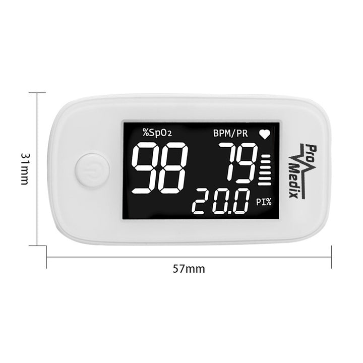 Promedix PR-870 1,5" HD LED-es orvosi pulzoximéter + Promedix PR-960 érintésmentes infravörös orvosi hőmérő